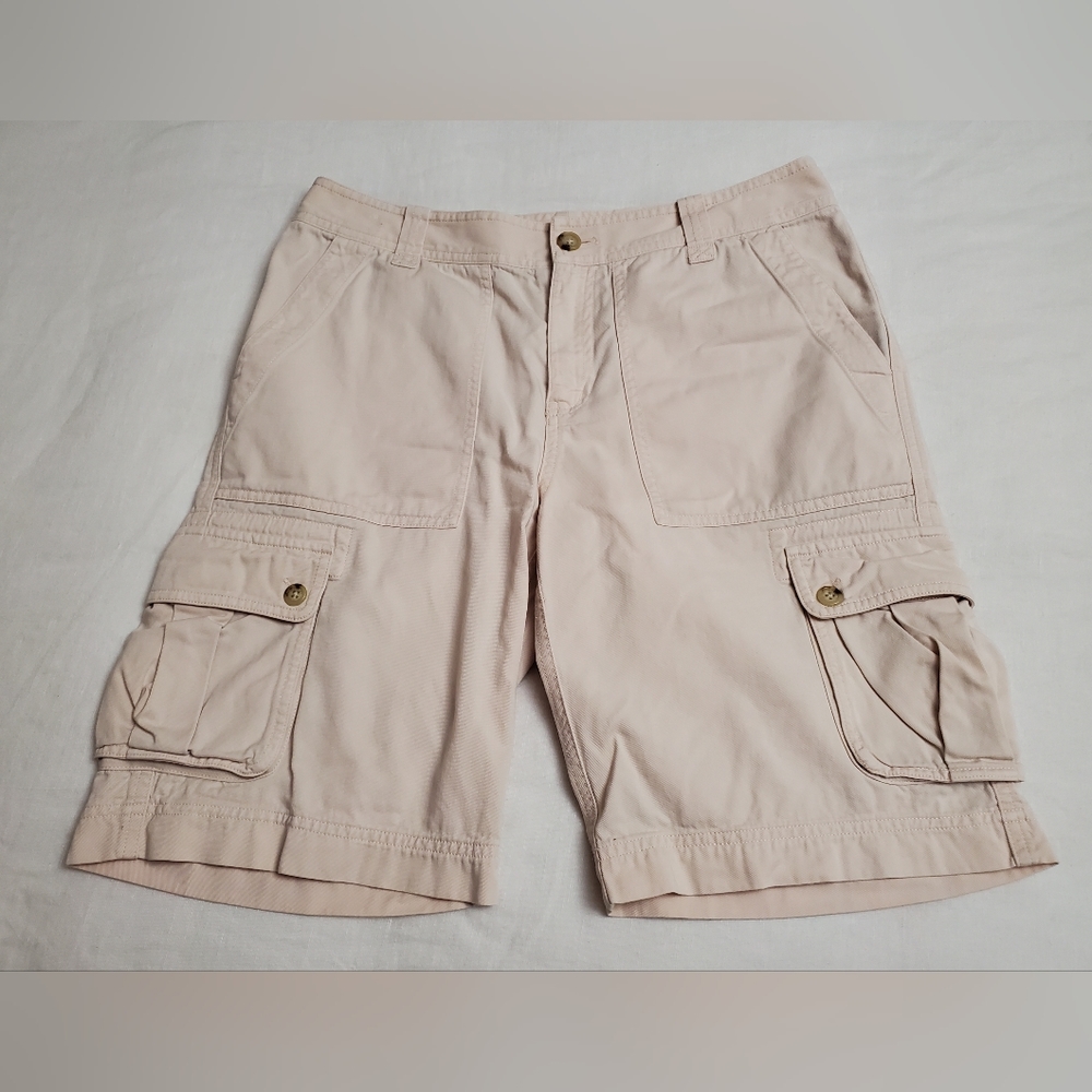 Lauren Ralph Lauren Women's Light Pink Cargo Shorts Size 4 Classic Boho Chic